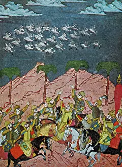 1595: Birds Attack Assyrian Army, 570AD