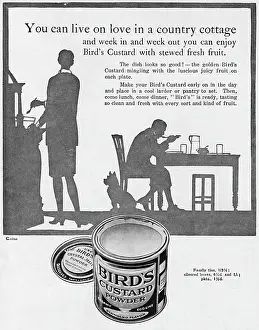 Puddings: Bird's Custard advertisement 1927