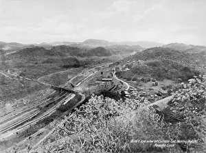 Culebra: Birds eye view of Culebra Cut
