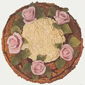 Refreshment: Bird's Nest and Rose Cake