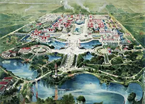 Expo: A birdseye view of the Pan-American Exposition