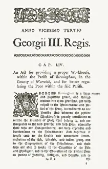 Manage: Birmingham Local Act 1783