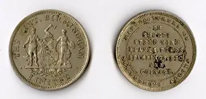 Stamping: Birmingham Mint coin, advertising token