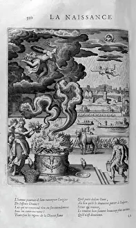 Engraver: The birth of a divinity. 1641