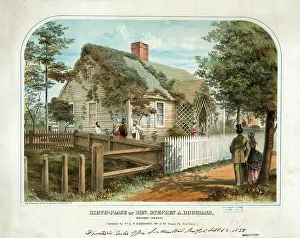 Fenced: Birth-place of Hon. Stephen A. Douglass, Brandon, Vermont