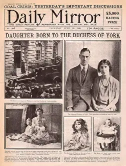 Birth of Princess Elizabeth