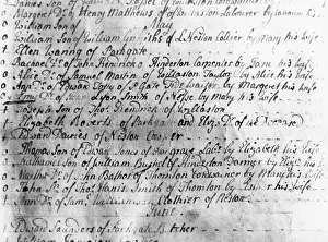 Neston: BIRTH REGISTER 1760S
