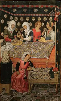 Esteve: Birth of St Stephen, Altarpiece of Sant Esteve
