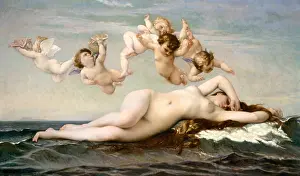 Conch: THE BIRTH OF VENUS, by Alexandre Cabanel, 1875