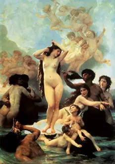 Bouguereau: The Birth of Venus, by Bouguereau