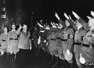 Functionaries: The birthday of Adolf Hitler, 1939