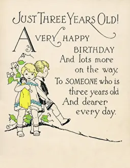 Lucinda Moore: A Third Birthday Card