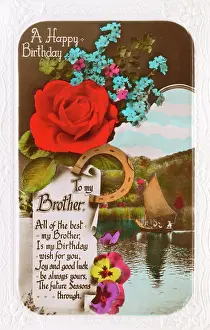 Gill Stoker: Birthday card for a brother