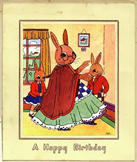 Bunny: Birthday Card, Bunny Rabbits