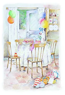 Endersby: Birthday party table