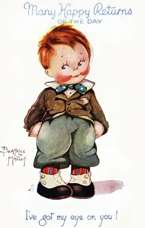 Beatrice: Birthday postcard, by Beatrice Mallet