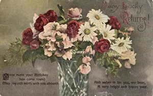 Brooker: Birthday postcard from one sister to another