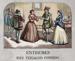 Farce: The Biscayan feigned (El Vizcaino fingido). Short farce by C