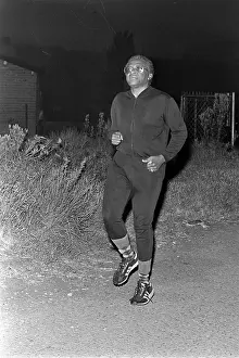 Emeritus: Bishop Desmond Tutu out jogging