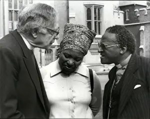 Communion: Bishop Desmond Tutu visits the Archbishop of