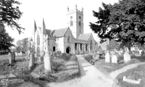 Cleeve: Bishops Cleeve, the Church c1955
