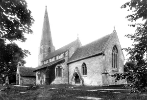 Bisley: Bisley, the Church 1910