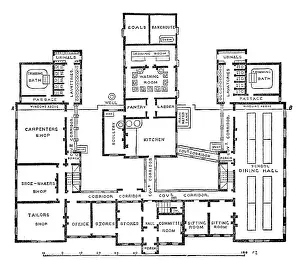 Bisley: Bisley Farm School No. 2 Ground-floor Plan