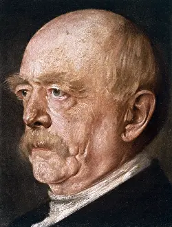 Lenbach: Bismarck, Otto von, 1.4.1815 - 30.7.1898, German
