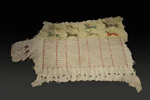 Puebloan: Bison hide robe, Denver Art Museum, Denver, Colorado, USA