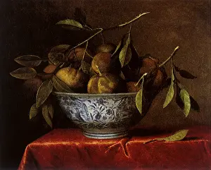 Delft: Bitter Oranges in a Delft Bowl