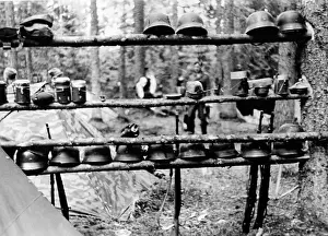 Rack: Bivouac of a German unit before attack on the Soviet Union