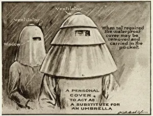 Ingenuities: Bizarre head cover from the Patent Office 1920