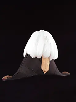 Cocked: Black beaver cocked hat, c1910-19