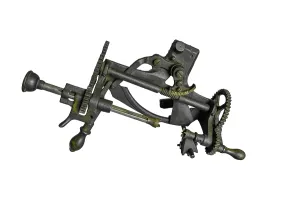 Industrialisation: Black cast iron apple corer and peeler