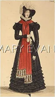 Marabou: BLACK DRESS 1822