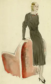 Anthony Lipmann: Black dress 1930s
