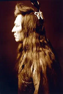 Perce: Black Eagle, Nez Perce man. Edward S. Curtis