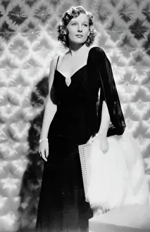 Morriss: A black evening gown designed by Dolly Tree for Ann Morriss