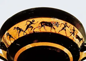 Figured: Black-figured cup