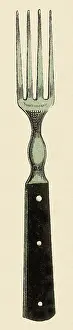 Nails: Black-Handled Fork