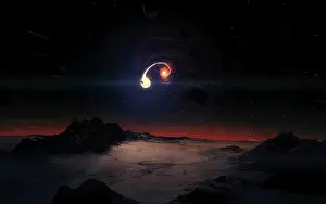 Galactic: A black hole is slowly destroying an entire solar system
