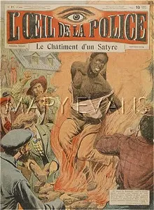 Raping: BLACK MAN BURNED/LYNCHED