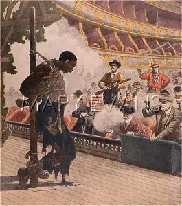 Lynched: BLACK MAN LYNCHED/STAGE