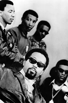 Panthers: Black Panther Eldridge Cleaver at a press ?