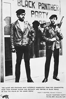 Huey: Black Panther Poster, 1968