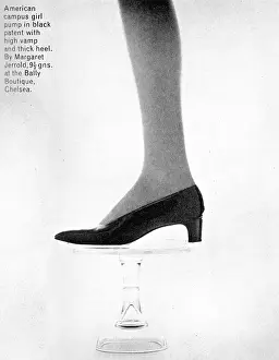 Jerrold: BLACK PATENT PUMP SHOES