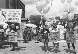 Ywca: Black Sash and YWCA hold a simulated election on Internation
