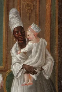 Daquitaine: Black servant, Musee d'Aquitaine, Bordeaux, Aquitaine