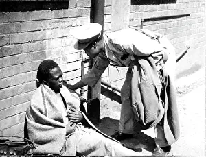 Twala: Black and white image of Daniel Adnewmah as Jim