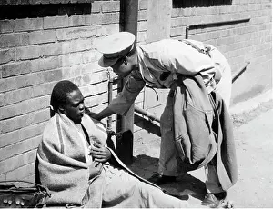 Twala: Black and white image of Daniel Adnewmah as Jim